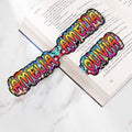 Marcapáginas magnético personalizado con nombre estilo graffiti Uso diario Vuelta al cole Regalo de cumpleaños para los amantes de los libros Ratones de biblioteca