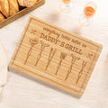 Tabla de cortar de bambú personalizada Everything Tastes Better con ranura para zumo Título y nombre grabados Regalo de inauguración del Día del Padre para papá Abuelo