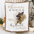 Manta personalizada con borla y nombre en estilo acuarela para mascotas Regalo de cumpleaños diario para los amantes de las mascotas