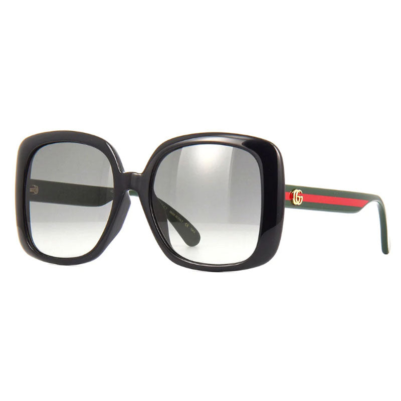 Gucci Oversized Square Sunglasses — Black
