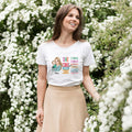 Camiseta de algodón 100% con el nombre de la madre Día de la Madre Regalo de bautizo para mamá