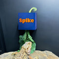 Personalizado 3D-impreso conveniente higiénico reptil comedero de hojas con el nombre de hábitat de reptiles para los propietarios de reptiles lagarto
