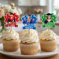 Globo Multicolor Personalizado con Foto de Graduación para Cupcakes con Nombre y Año para Fiestas Regalo de Graduación para Graduados