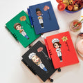 Cuaderno de recetas y bolígrafo A5 personalizado con el nombre de la flor de nacimiento de la mamá cocinera de dibujos animados para el Día de la Madre Regalo de cumpleaños para la abuela mamá cociner