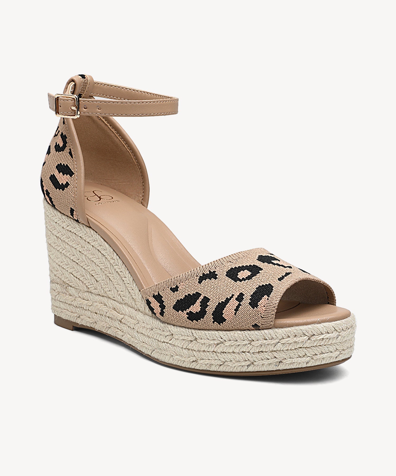 Commute Espadrilles Round Toe Wedge Sandal - Leopard / US 8.5 | EU 39.5 | UK 6.5