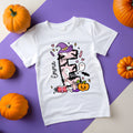Personalizado Fantasma Calabaza Inicial 100% Algodón Bebé Body Niño Camiseta con Nombre Fiesta de Halloween Regalo para Niños Niñas