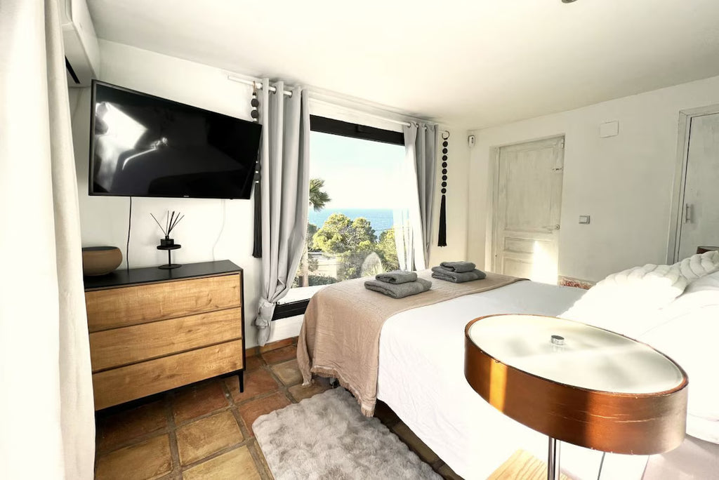 Mediterranean Seafront Ibiza Villa with Amazing Sunset Views in San Antonio