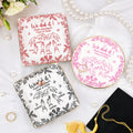 Personalizado Multicolor Graduación Cap Toss Diseño Cerámica Trinket Joyería Plato con Nombre y Año Decoración del Hogar Regalo de Graduación para Amigos Graduados