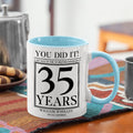 Personalizada último día en la fuerza de trabajo 11 oz taza de café de cerámica con el nombre y la fecha de jubilación Aniversario de regalo para la familia Amigos jubilados