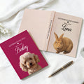 Cartas personalizadas a mi perro Retrato de mascota Foto Cuaderno A5 con texto Cumpleaños Regalo conmemorativo para dueños de mascotas