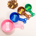 Cuchara para comida de perro con nombre, personalizada, multicolor, con dibujo de pata y hueso Accesorio para mascotas Regalo de cumpleaños para nuevos cachorros