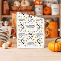 Personalizado Multicolor Calabaza Esqueleto Suave Waffle Toalla de Té con Nombre Cocina Decoración Halloween Regalo para la Familia Amigos