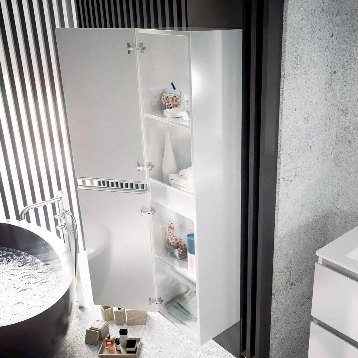 BATHME MADISON Pilar Blanco Brillo