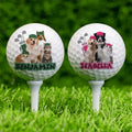 Pelota de golf personalizada con retrato de mascota y nombre Regalo de cumpleaños Aniversario para golfistas Amantes del golf Dueños de mascotas