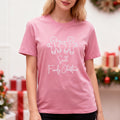 Personalizada multicolor lindo hombre de pan de jengibre 100% algodón camiseta con nombre y texto de Navidad Regalo para los amantes de la Navidad panadero