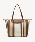Classic Shoulder Tote Bags - Brown / F