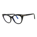 Tom Ford FT6091-B001 Cat-Eye Acetate Eyeglasses — Black