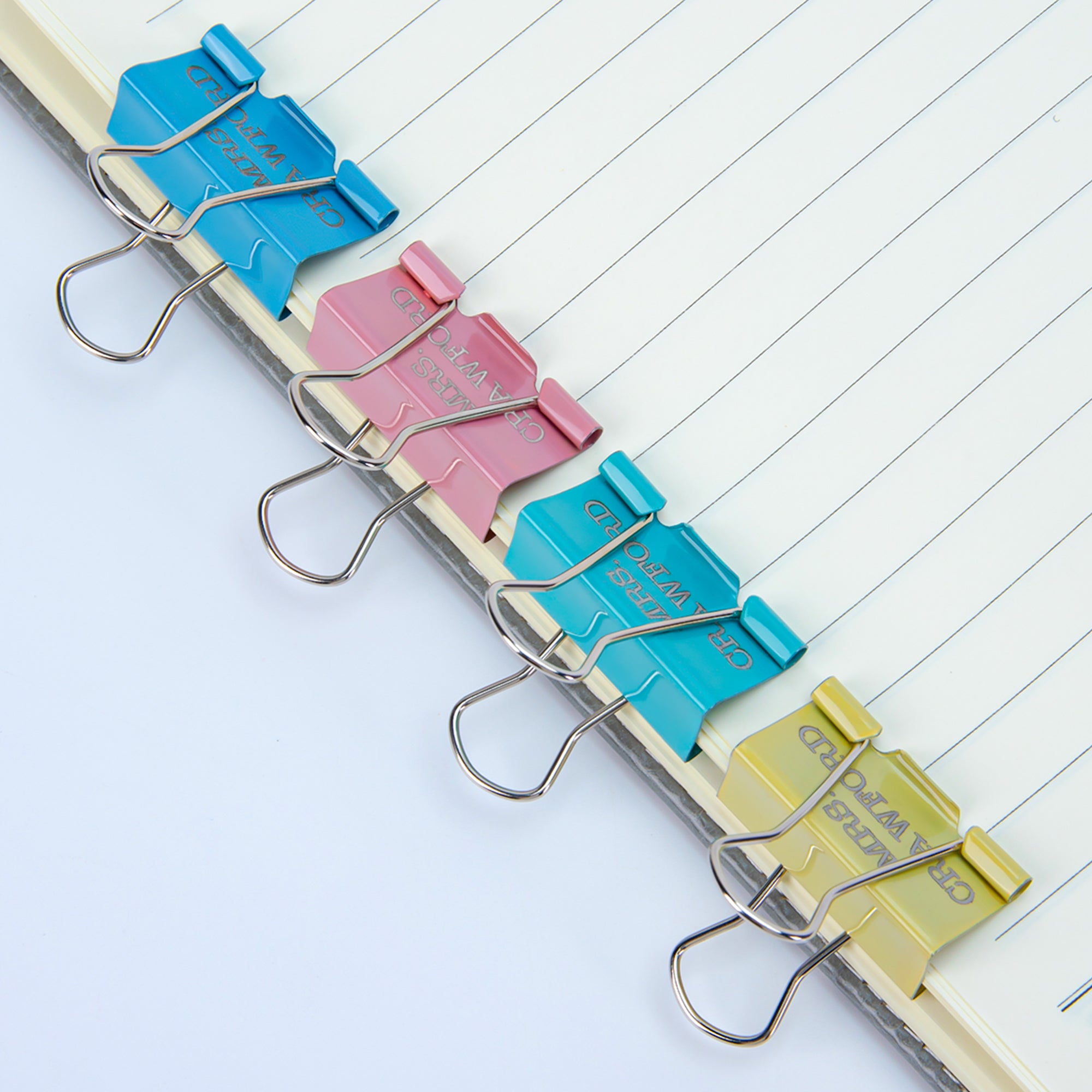 Juego personalizado de 4 clips de papel multicolor con título y apellido Regalo de agradecimiento por la vuelta al cole para profesores