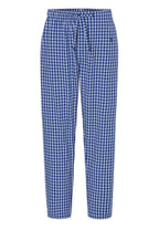 Pantalón Pijama Hombre Largo Popelín Cuadros - Azul 8978_38