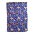 Floral Blue Silk Scarf Galata