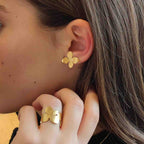 Pendientes Flor de Hortensia