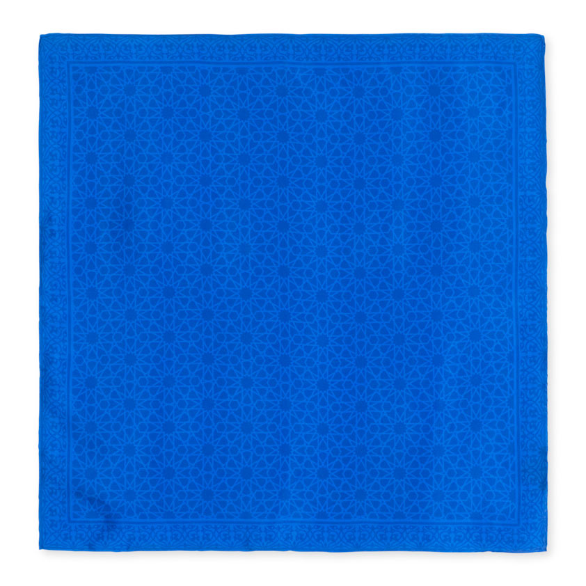 Blue Square Scarf Dalila