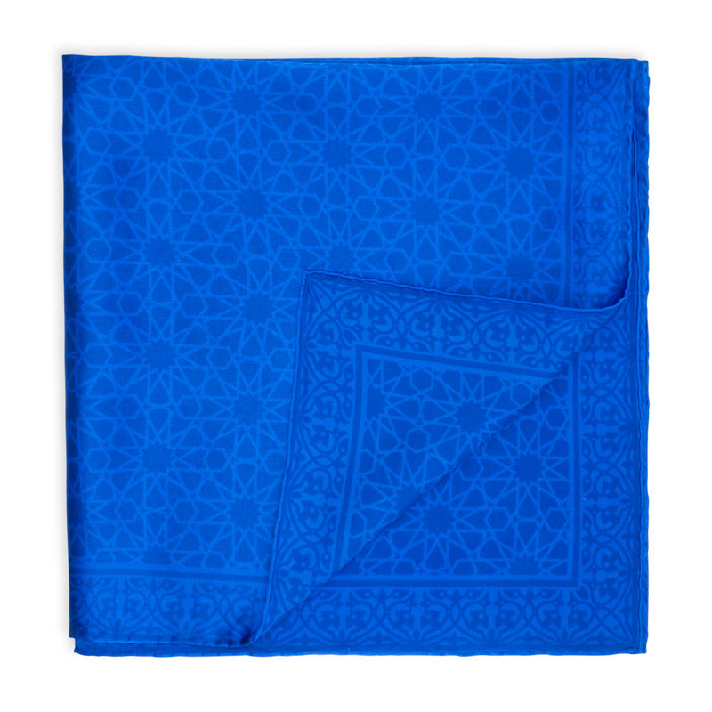 Blue Square Scarf Dalila