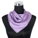 Purple Silk Square Scarf Dalila