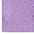 Purple Silk Square Scarf Dalila