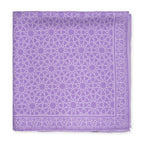 Purple Silk Square Scarf Dalila