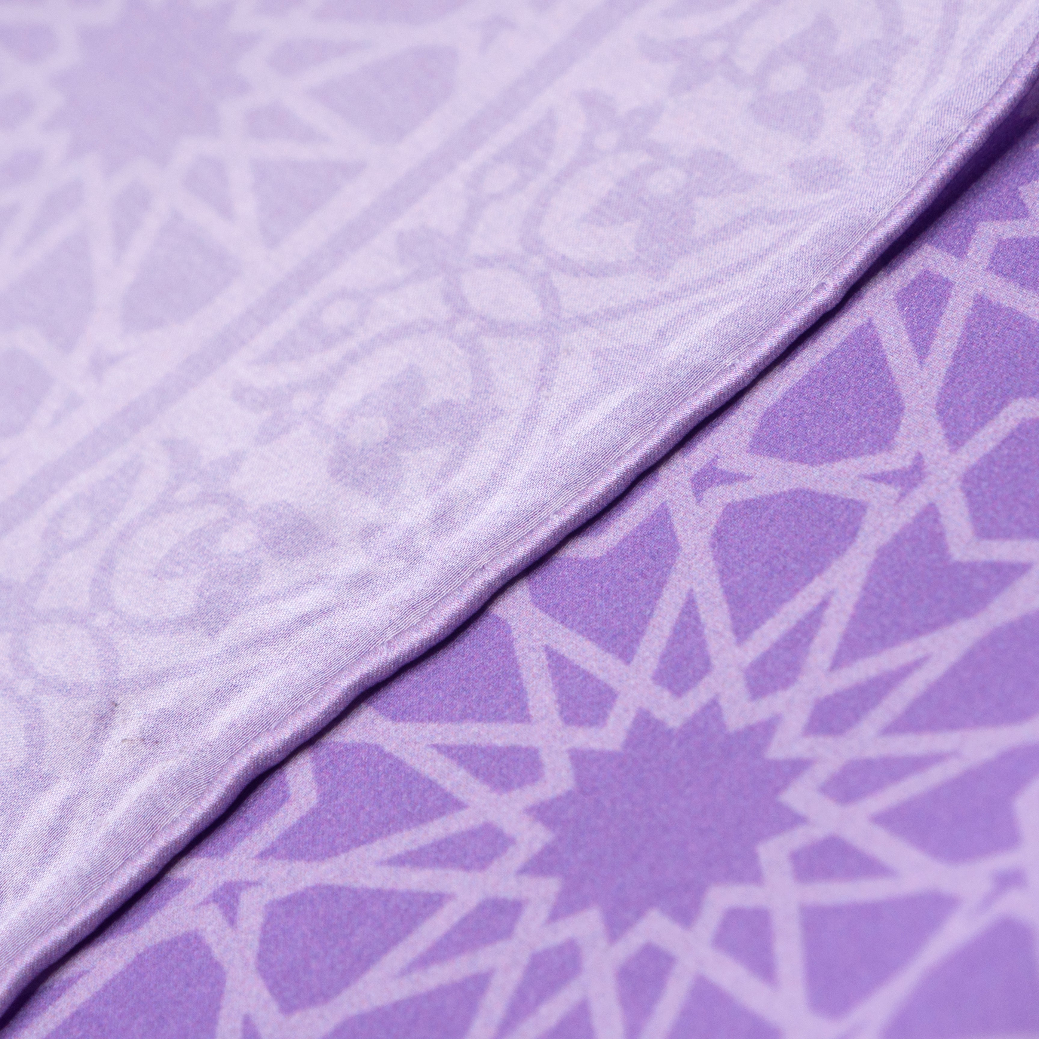 Purple Silk Square Scarf Dalila