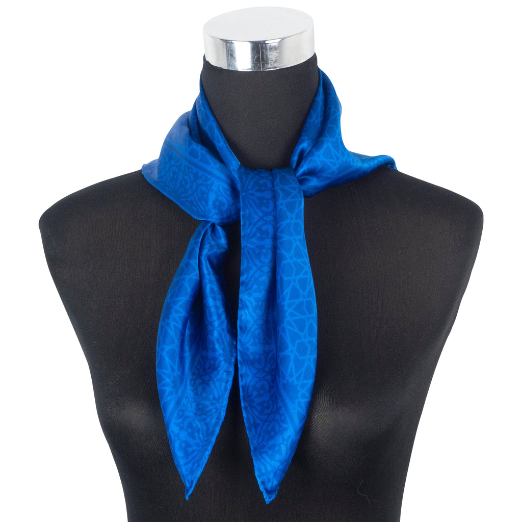 Blue Square Scarf Dalila