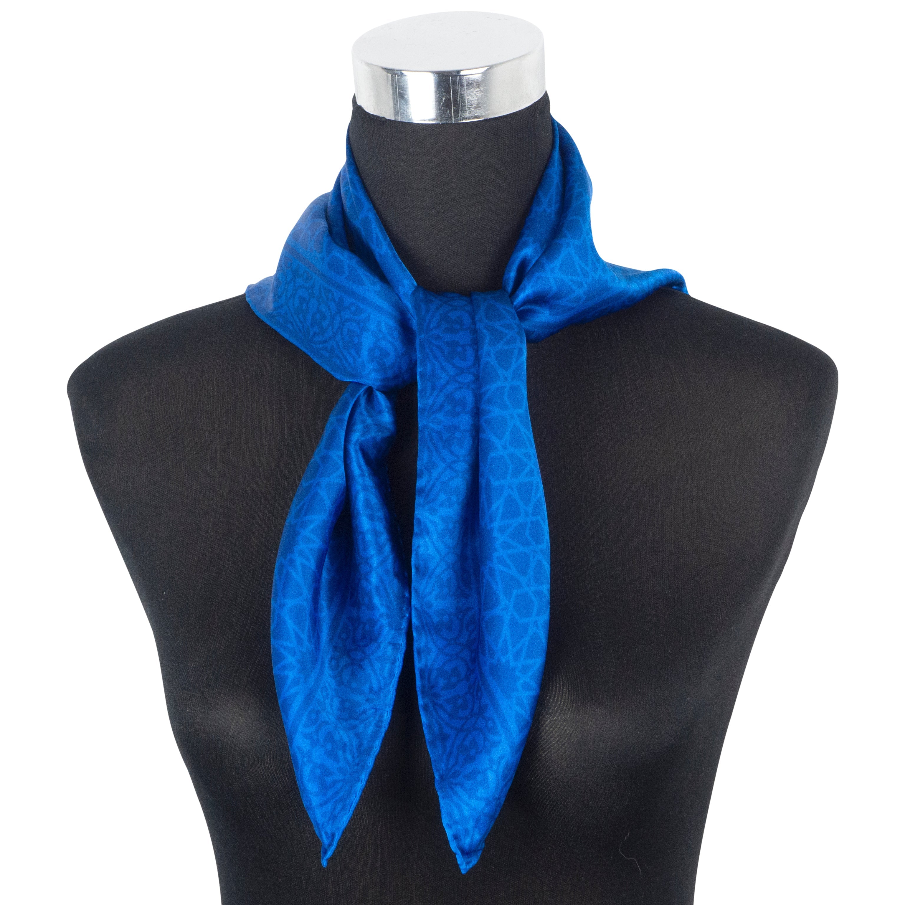 Blue Square Scarf Dalila