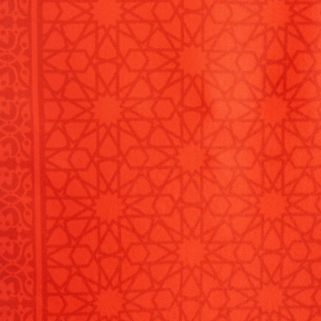 Red Silk Square Scarf Dalila