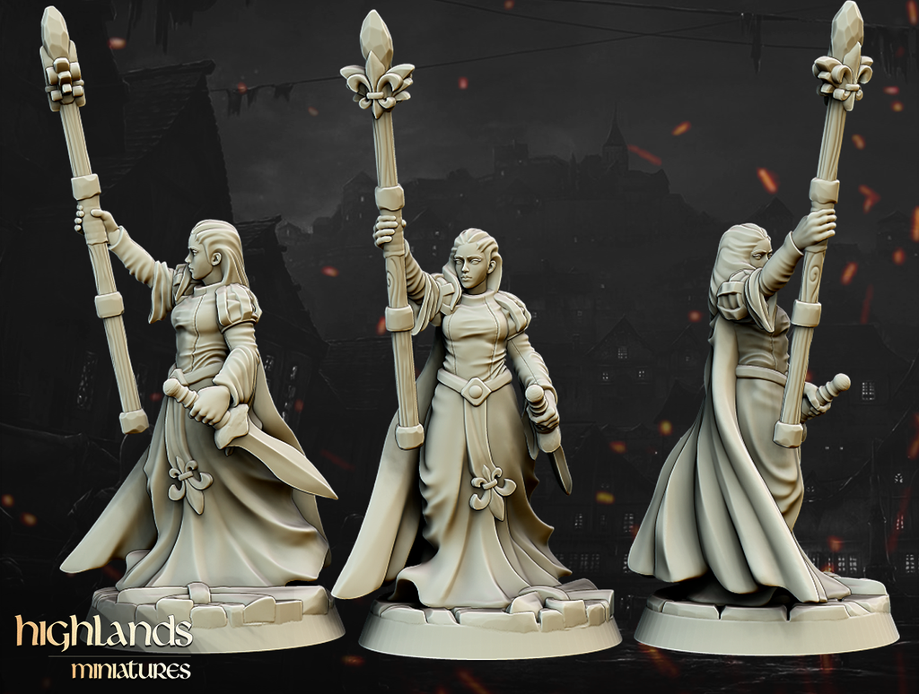 Damsel of Gallia, Highlands Miniatures