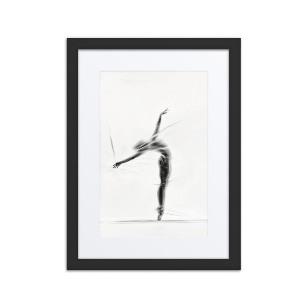 Dance Enigma | Dance-Art Framed Poster #31 (21.5" H x 17.5" W)