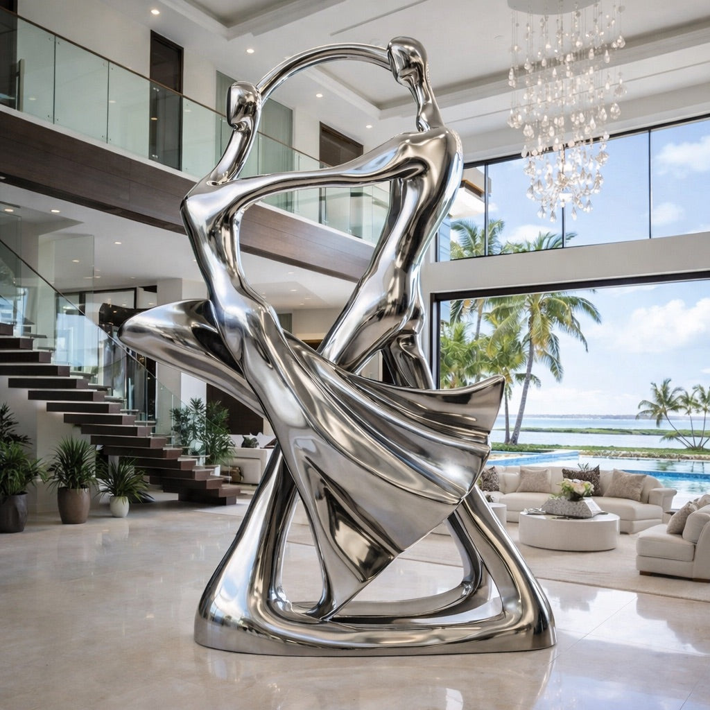 OSO Stainless Steel Aurelian Waltz Sculpture