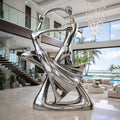 OSO Stainless Steel Aurelian Waltz Sculpture - Height: 108 inch (274 cm)