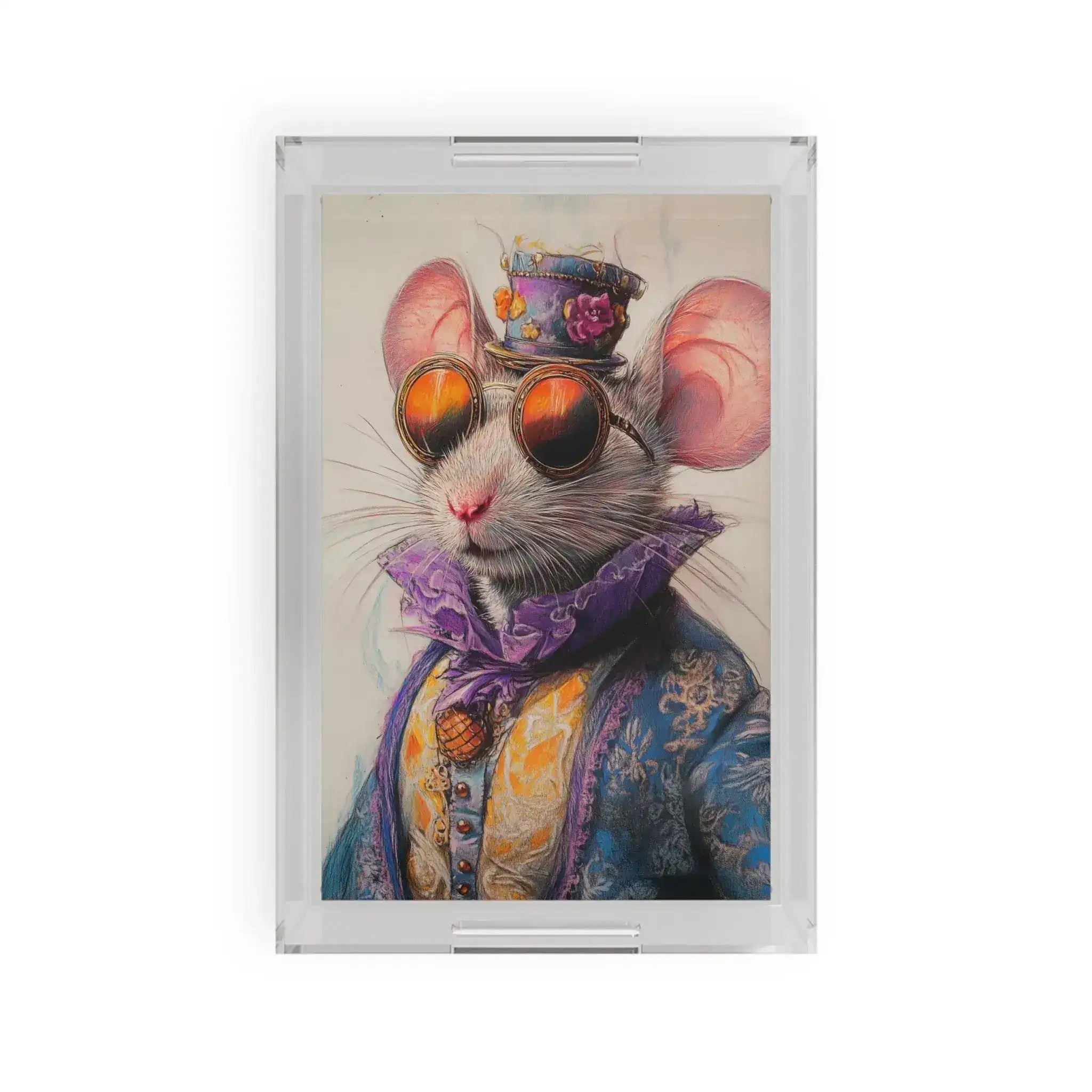 Dapper Whiskers Royal Mouse Serving Tray