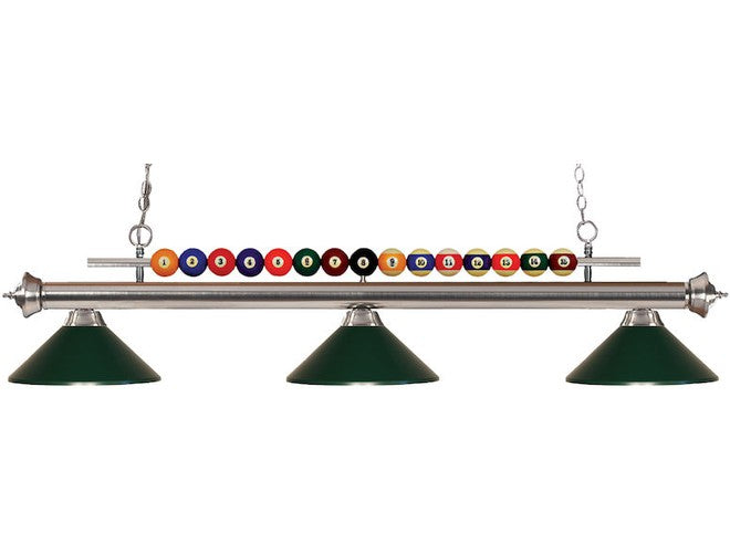 Z-Lite Shark Collection Dark Green Metal Shade