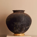 Dark Mixteca Ceramic Water Vessel