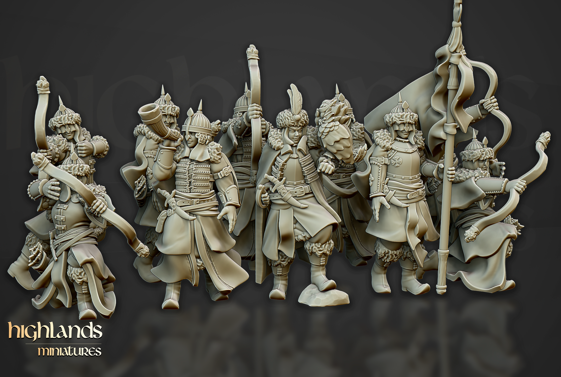 Bowmen Daughters Volhynia, Highlands Miniatures