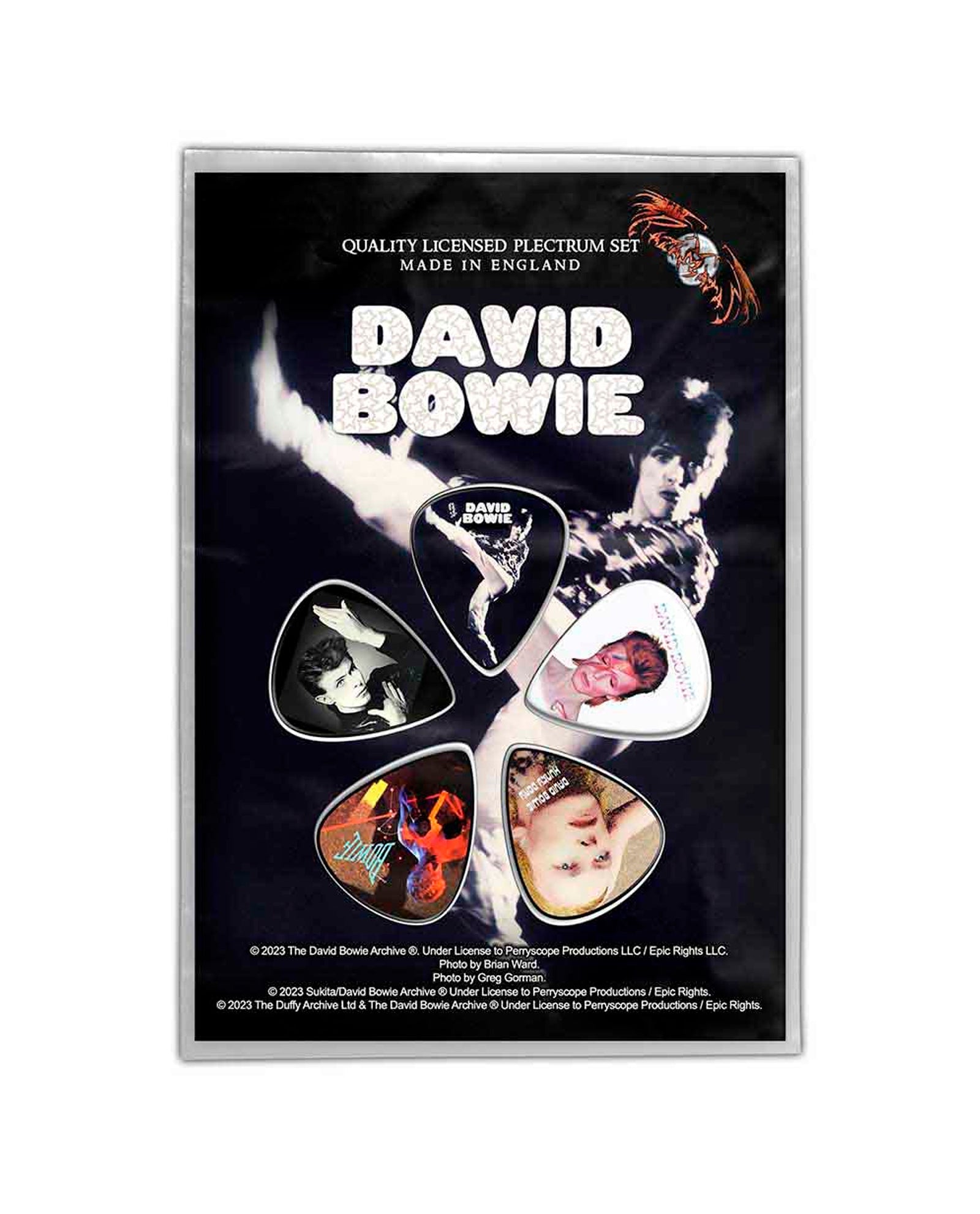 David Bowie - Pack de púas  "The Man Who Sold The Wold"