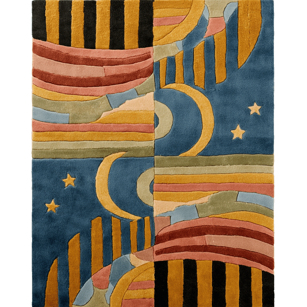 Day and Night Hand Tufted Wool Rug