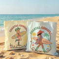 Personalizado Estilo Bohemio Tabla de Surf Vaquera Bolsa de Bolsa con Nombre Fiesta en la Playa Viaje Cumpleaños Regalo para Mujeres Niñas