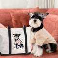 Bordado Personalizado Retrato de Mascota Foto Duradera Bolsa Oxford con Nombre Cumpleaños Día de la Madre Regalo para Mamá Amante de las Mascotas