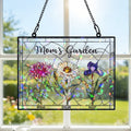Personalizado Nacimiento Flor Sun Catcher Acrílico Ornamento con Nombre Ventana Decoración Día de la Madre Cumpleaños Regalo para Mamá Abuela