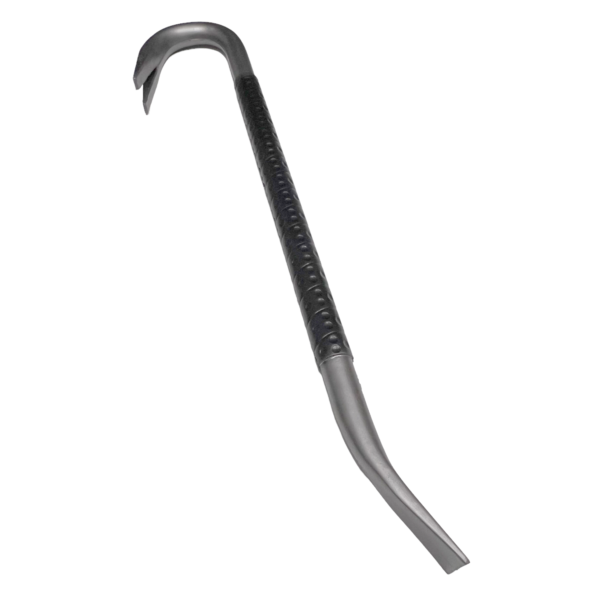 26.5 Inch Bulky Foam Rubber Crowbar Silver and Black Prop By Prop Money Inc.