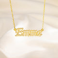 Personalizado Exquisito Zircon Nombre Collar Dainty Joyería Cumpleaños Día de la Madre Aniversario de regalo para las mujeres