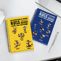 Personalizado Boss Pain In The Asses Funny Donkey Cuaderno de espiral A5 con nombre Daily Planner Diario Birthday Gift for Colleague Friend